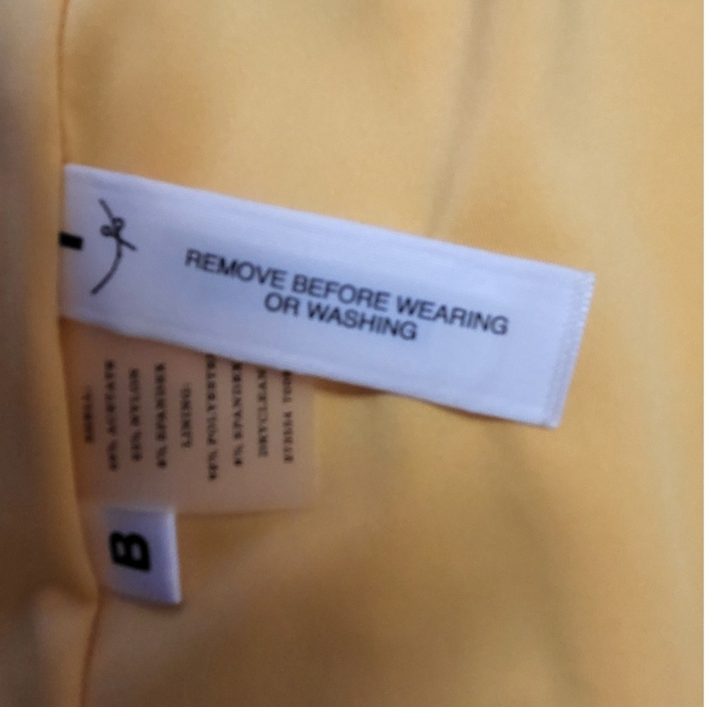 Ann Taylor Yellow Halter Maxi Dress Keyhole Wrap Bodice Gown XS - Picture 5 of 5